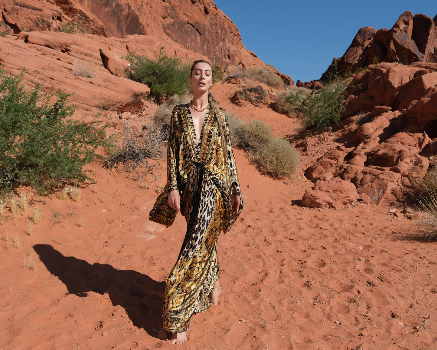 Fortuna - Bohemian Style Kaftan Dress